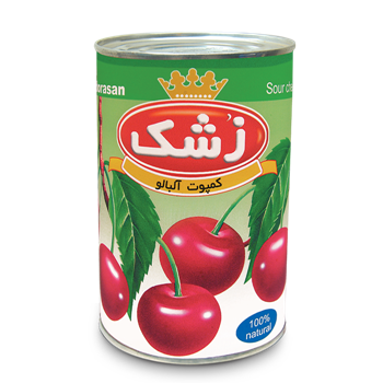 Canned sour cherry