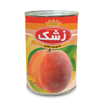 Canned peach