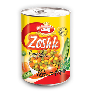 Canned mixed vegetables